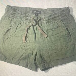 Green Drawstring Shorts